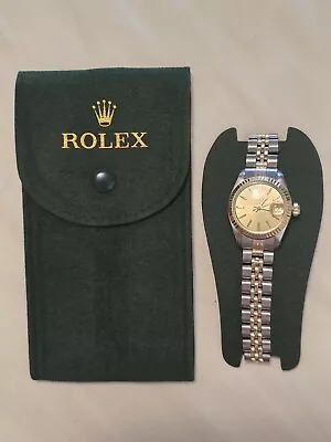 Vintage Rolex 18K Gold & Stainless Steel Datejust Flutted Bezel Jubilie Bracelet • $3680