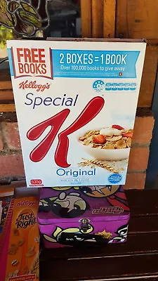 KELLOGGS SPECIAL K  AUSTRALIAN CEREAL BOX 535g BOOK PROMO • $5