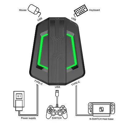 The Keyboard And Mouse Converter Game Console Switch 1 PS3/PS4/XBOX ONE/XBOX 360 • $24.99