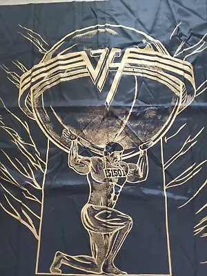 VAN HALEN Rare Large Silk 5150 TOUR 48x48 FLAG BANNER TAPESTRY Sammy Hagar • $39.99