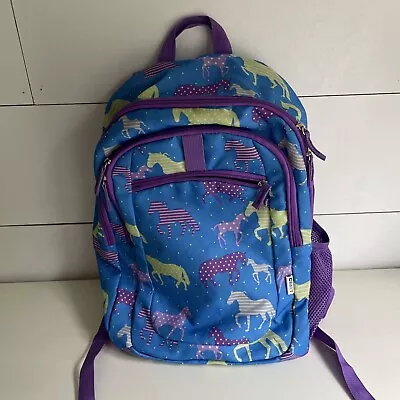 Crckt Backpack Purple Blue Horses • $12.99