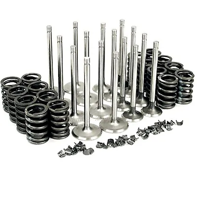 New Intake & Exhaust Valves & Springs Fits Some Ford 330 332 352 360 390 Engines • $162.22
