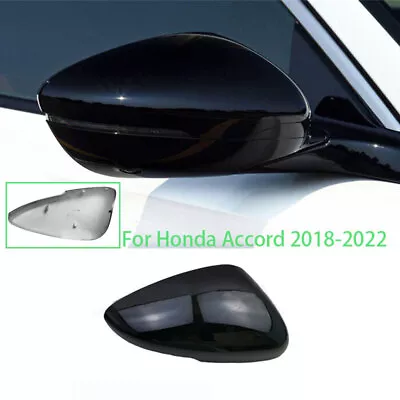 For Honda Accord 2018-2022 Black INSPIRE RH Car Rearview Mirror Cover Cap Shell • $38.75