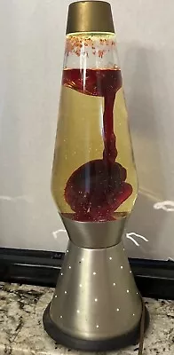 Vintage Underwriters Laboratories Red Lava Lamp W/ Starlight Base • $109.99