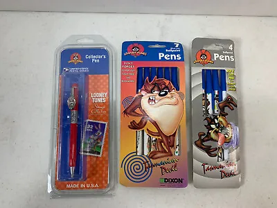 $22.35 • Buy Vintage Looney Tunes Taz Tasmania Devil Collector Pens