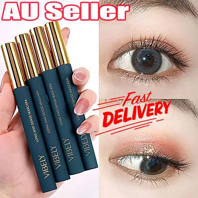 4D Silk Fibre Mascara Eyelash Waterproof Extension Volume MakeUp Long Lasting RL • $12.93