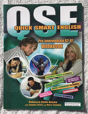 QSE Quick Smart English Pre-intermediate Workbook New Edition • £5