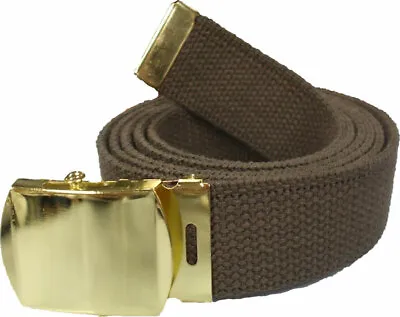 Military Web Belt Cotton Canvas Adjustable Camo Army Tactical Skater Webbed Belt • $9.99