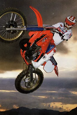 Ricky Johnson Motorcycle Cross Country Racer Idol Wall Art Home - POSTER 20x30 • $23.99