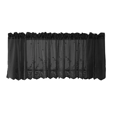 Lace Kitchen Curtain Tier Or Valance Bathroom Window Curtain Short Drape • $18.96