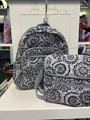 Vera Bradley Campus Backpack And Lunch Crossbody In Tranquil Medallion  • $180