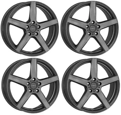 4 Dezent TY Graphite Wheels 7.0Jx17 5x112 For BMW 1 2 X1 X2  17 Inch Rims • $1423.12