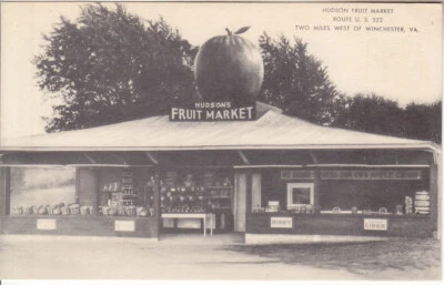 $4.99 • Buy Winchester VA Fruit Stand Store Cafe Frederick CO Roadside Virginia Postcard