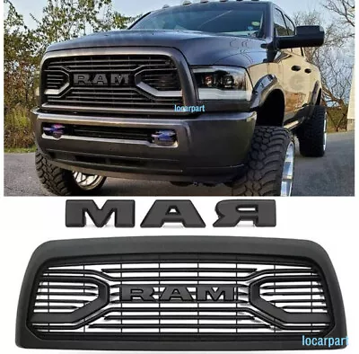 For Dodge RAM 1500 Grill 2009 2010 2011 2012 Front Grille W/Accessories Black • $159.99