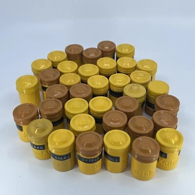 $20 • Buy Kodak Tin Aluminum 35mm Film Canisters W/35mm Negative Strip 1940/50s