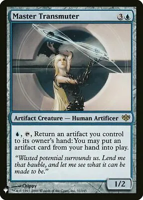 1x MASTER TRANSMUTER - Human - Mystery Booster - MTG - Magic The Gathering - NM • $3.72