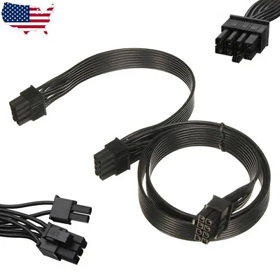 PSU 8Pin To Dual 8pin(6+2) Pin PCIe Modular Power Supply Cable For Corsair RM X • $11.90