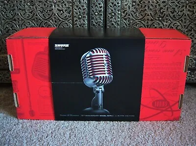 £1155.53 • Buy Vintage Style RARE 2014 75th Anniversary Shure 55 / 5575LE Fatboy Microphone # 3