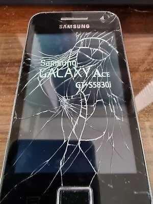 Samsung Galaxy Ace GT-S5830I Factory Reset Cracked Screen Works Fine Free Post • £9.98