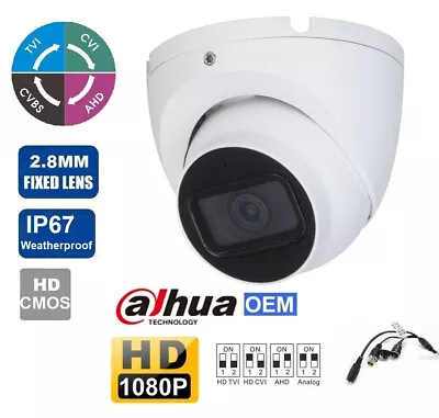 1/3  HD 800TVL In/Outdoor Night Vision Mini Dome Camera Security Camera + Power • $44.50