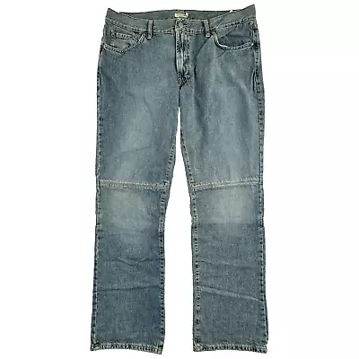 J.lindeberg Jeans Mens 38x32 Relaxed Straight Blue Stonewash Denim Made In Italy • $59.99