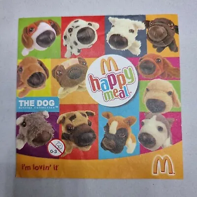 2005 McDonalds The Dog Artlist Soft Toy Collection - Mini Paper Insert Poster • £3.39