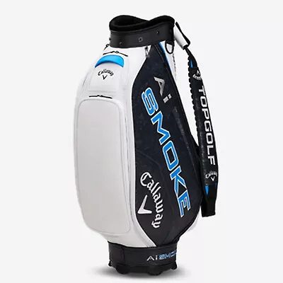 NEW 2024 Callaway Ai Smoke White/Black/Blue Mini Staff Cart Bag • $599.95