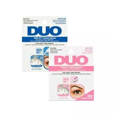 DUO False Eyelash Glue Adhesive 7g - Choose From Clear OR Dark Lash Glue! • £6.99