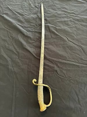 1852 Civil War Horstmann & Sons Navy Officers Sword W Double Etched Blade • $399.99
