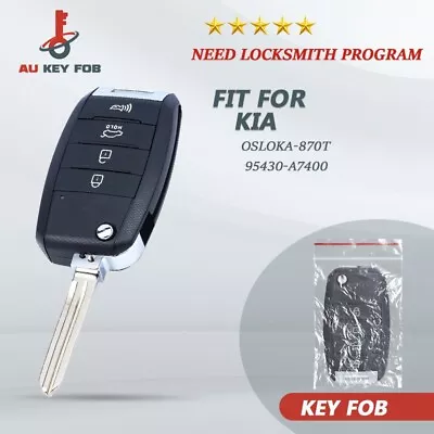 Replacement For 2014-2016 Kia Forte Flip Key Fob Remote Car Key Fob OSLOKA-870T • $16.61