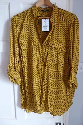 Next Mustard Coloured Blouse In Size 18 BNWT • £14.99