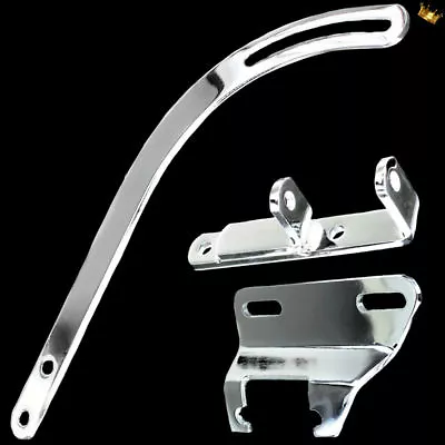 $38.99 • Buy Chrome Small Block Chevy Alternator Bracket 3 Piece Set For 283 327 350 Chevy
