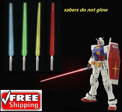 2 X Light Sabers 1/100 D-Art Figma Kamen Rider MG Gundam 1/6 Figure Hot Toys  • $15.99