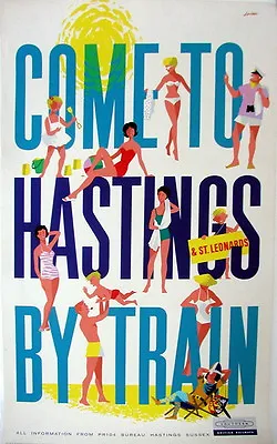 £2.99 • Buy 280 Vintage Railway Art  -  Come To Hastings By Train  