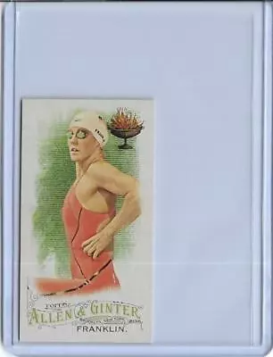 Sweet 2016 Allen & Ginter Missy Franklin Mini Card #202 ~ Olympic Swimming Great • $2