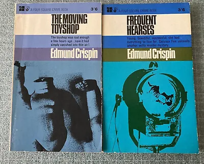 1965 Edmund Crispin Vintage Paperbacks The Moving Toyshop Frequent Hearses • £10