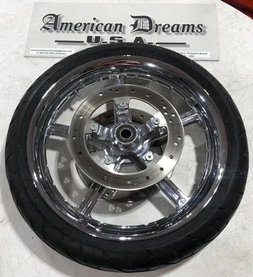 $1100 • Buy 2005-06 Harley Davidson V-rod Vrscse Cvo Screamin Eagle Complete Front Wheel