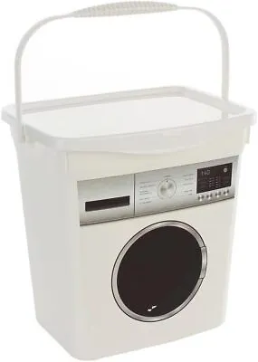 Plastic Detergent Box Laundry Container Storage Washing Powder Container Tablet • £10.45