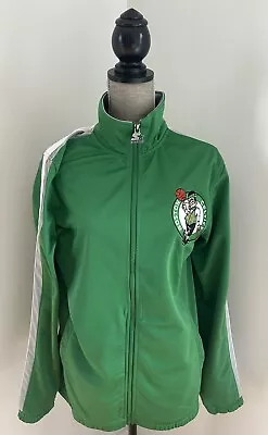 Vintage Boston Celtics Starter NBA Warmup Polyester Track Jacket Medium • $100