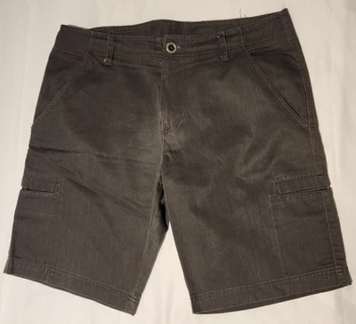 $26.95 • Buy Adidas Shorts Mens Charcoal Pinstripe Beach Casual Chino Size L