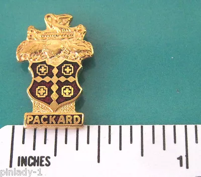 PACKARD Crest - Hat Pin  Lapel Pin  Tie Tac  Hatpin  Pin  GIFT BOXED L. • $19.50