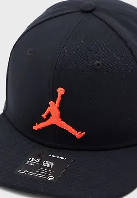 £44.49 • Buy New Nike Hoh Air Michael Jordan Aj Flight Black Pro Hat Cap Bulls Jumpman Unisex