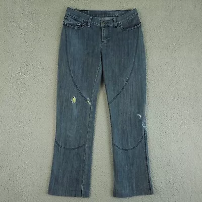 Shift Jeans Women 6 Blue Motorcycle Kevlar Reinforced Riding Bootcut Denim 30x29 • $18