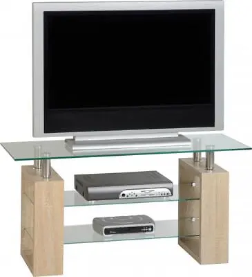 Valufurniture Naples TV Stand For Up To 50  - Sonoma Oak Effect Veneer • £109