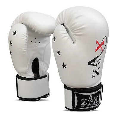 Leather Boxing Gloves Sparring Training Punch Bag Fight Gloves 4 OZ To 16 OZ • £10.44