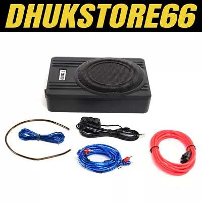 10'' Car Subwoofers Under-Seat Amplifier Speakers Audio Sub Woofer Slim Box 600W • $117.95