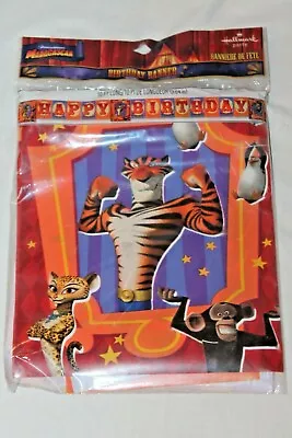 New Madagascar  Circus  Birthday Banner Party Supplies    • $5.99