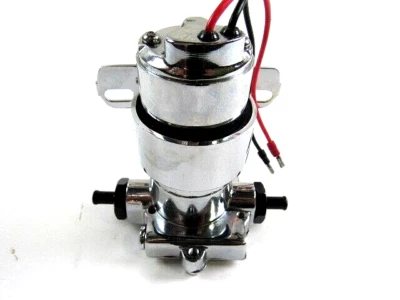 $59.99 • Buy Universal High Volume Ford Chevy Mopar Electric Fuel Pump 140GPH Chrome F53003C