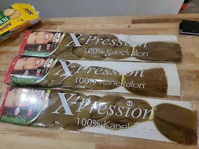 $14.49 • Buy 3packs OUTRE X-PRESSION KANEKALON BRAID 82  Ultra Braid Hair #27