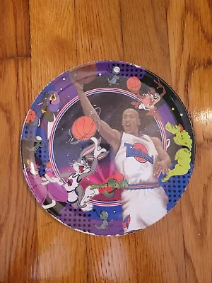 1996 Warner Bros Space Jam Michael Jordan & Looney Tunes Plate • $16.50